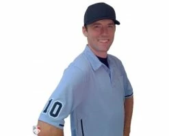 Smitty Umpire Smitty Vertical Stripe Umpire Shirt - Polo Blue 17 Smitty Umpire Smitty Vertical Stripe Umpire Shirt - Polo Blue -UMPLIFE Shop S310 PB with N3 SUB BPBW 1
