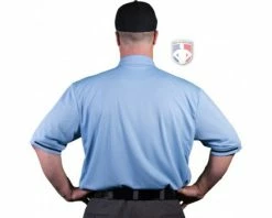 Smitty Umpire Smitty Vertical Stripe Umpire Shirt - Polo Blue 12 Smitty Umpire Smitty Vertical Stripe Umpire Shirt - Polo Blue -UMPLIFE Shop S310 PB Back