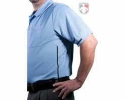 Smitty Umpire Smitty Vertical Stripe Umpire Shirt - Polo Blue 13 Smitty Umpire Smitty Vertical Stripe Umpire Shirt - Polo Blue -UMPLIFE Shop S310 PB Panel