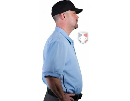 Smitty Umpire Smitty Vertical Stripe Umpire Shirt - Polo Blue 3 Smitty Umpire Smitty Vertical Stripe Umpire Shirt - Polo Blue - Image 3