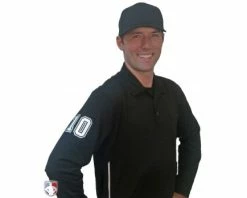 Smitty Umpire Smitty Long Sleeve Vertical Stripe Umpire Shirt -UMPLIFE Shop S311 BK with N3 SUB WBW
