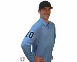 Smitty Umpire Smitty Long Sleeve Vertical Stripe Umpire Shirt -UMPLIFE Shop S311 PB with N4 SUB BPBW