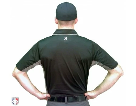 Smitty Umpire Smitty V2 Major League Replica Umpire Shirt - Black With Charcoal Grey 5 Smitty Umpire Smitty V2 Major League Replica Umpire Shirt - Black With Charcoal Grey - Image 5