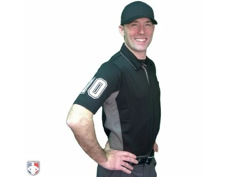 Smitty Umpire Smitty V2 Major League Replica Umpire Shirt - Black With Charcoal Grey 7 Smitty Umpire Smitty V2 Major League Replica Umpire Shirt - Black With Charcoal Grey - Image 7
