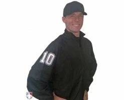 Smitty Umpire Smitty Major League Replica Convertible Umpire Jacket - Black -UMPLIFE Shop S326 BK with N4 SUB WBW