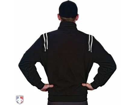 Smitty Umpire Smitty Major League Style Fleece Lined Umpire Jacket - Black And White 2 Smitty Umpire Smitty Major League Style Fleece Lined Umpire Jacket - Black And White - Image 2