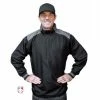 Smitty Umpire Smitty Major League Replica Convertible Umpire Jacket - Black With Charcoal Grey