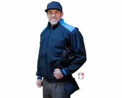 Smitty Umpire Smitty NCAA Softball Thermal Umpire Jacket - Midnight Navy -UMPLIFE Shop S343 Smitty NCAA Softball Thermal Umpire Jacket Midnight Navy plate angled
