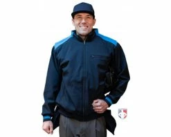 Smitty Umpire Smitty NCAA Softball Thermal Umpire Jacket - Midnight Navy -UMPLIFE Shop S343 Smitty NCAA Softball Thermal Umpire Jacket Midnight Navy plate front