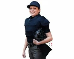 Smitty Umpire Smitty NCAA Softball Short Sleeve Body Flex Women's Umpire Shirt - Midnight Navy 7 Smitty Umpire Smitty NCAA Softball Short Sleeve Body Flex Women's Umpire Shirt - Midnight Navy -UMPLIFE Shop S346 MN Smitty NCAA Softball Short Sleeve Body Flex Womens Umpire Shirt Midnight Navy side plate