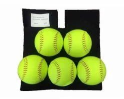 Smitty Umpire Smitty Deluxe XL Expandable Umpire Ball Bag -UMPLIFE Shop S383 5softballs with white background 1