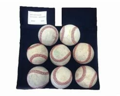 Smitty Umpire Smitty Deluxe XL Expandable Umpire Ball Bag -UMPLIFE Shop S383 8baseballs white background 1