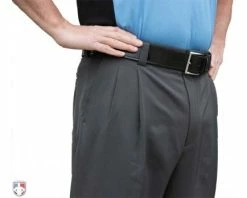 Smitty Umpire Smitty Performance Poly Spandex Charcoal Grey Umpire Combo Pants With Expander Waistband