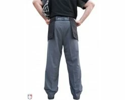 Smitty Umpire Smitty Performance Poly Spandex Charcoal Grey Plate Umpire Pants -UMPLIFE Shop S392 SMITTY PERFORMANCE POLY SPANDEX CHARCOAL GREY PLATE UMPIRE PANTS BACK