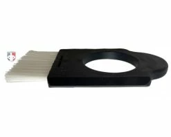 3-in-1 Softball Umpire Plate Brush Tool With Scraper 6 3-in-1 Softball Umpire Plate Brush Tool With Scraper -UMPLIFE Shop SB2000 3 in 1 Softball Umpire Plate Brush Tool with Scraper side angled