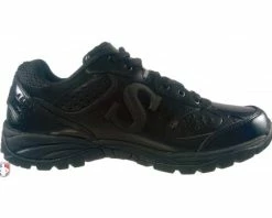 Smitty Umpire Smitty All-Black Umpire / Referee Field Shoes -UMPLIFE Shop SM FIELD Smitty Field Umpire Referee Shoes Side Inside View