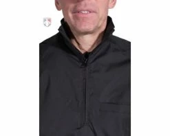 Smitty Umpire Smitty Major League Replica Convertible Umpire Jacket - Black -UMPLIFE Shop Smitty convert collar
