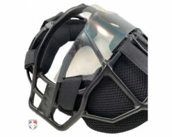 ALL-STAR Umpire Gear All-Star Tektor Shield For Umpire Masks & Helmets -UMPLIFE Shop TEK All Star Angled 0.5x