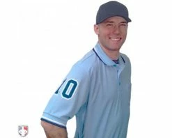 4" Navy On Powder Blue On White Precision-Cut Number -UMPLIFE Shop U126 PB with N4 SUB NPBW