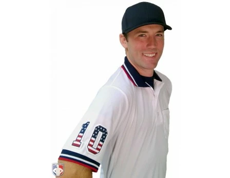 Smitty Umpire Smitty Pro Knit Umpire Shirt - White 4 Smitty Umpire Smitty Pro Knit Umpire Shirt - White - Image 4