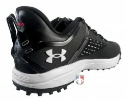 Under Armour Yard Turf Black & White Field Shoes 10 Under Armour Yard Turf Black & White Field Shoes -UMPLIFE Shop UA YT Under Armour Yard Turf Black White Field Shoes Charged back angle wm 1
