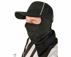 UMPLIFE Cold Weather Mask -UMPLIFE Shop ULF CWM UMPLIFE Cold Weather Mask Worn Front Angled View Over Mouth Football