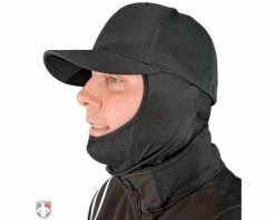 UMPLIFE Cold Weather Mask -UMPLIFE Shop ULF CWM UMPLIFE Cold Weather Mask Worn Front Angled View Under Mouth Baseball