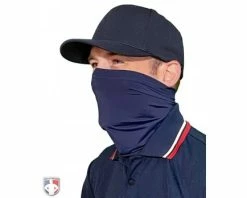 UMPLIFE Neck Gaiter -UMPLIFE Shop ULF GAITER N UMPLIFE Neck Gaiter Worn Up Front Angled Navy