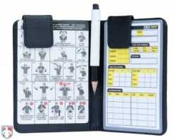 UMPLIFE Pro Grade Magnetic "Book" Style 5" Umpire Lineup Card Holder / Game Card Referee Wallet -UMPLIFE Shop ULF MINI PRO GRADE MAGNETIC BOOK STYLE UMPIRE LINE UP CARD HOLDER GAME CARD REFEREE OPEN WITH PENCIL