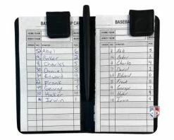 UMPLIFE XL Magnetic “Book” Style 6.5” Umpire Lineup Card Holder -UMPLIFE Shop ULF OSB Pro Grade Magnetic Book Style 6.5 Umpire Lineup Card Holder Game Card Referee Wallet lineup cards wm