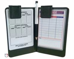 UMPLIFE Pro Grade Magnetic "Book" Style 6" Umpire Lineup Card Holder / Game Card Referee Wallet -UMPLIFE Shop ULF PRO with Baseball Cards 2 2