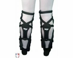 UMPLIFE Flex Umpire Shin Guard Harness 7 UMPLIFE Flex Umpire Shin Guard Harness -UMPLIFE Shop ULF SGSTRAP UMPLIFE Flex Shin Guard Straps Worn Back View