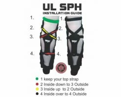 UMPLIFE Flex Umpire Shin Guard Harness 9 UMPLIFE Flex Umpire Shin Guard Harness -UMPLIFE Shop ULF Shin Guard Strap instructions