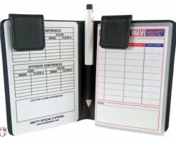 UMPLIFE Pro Grade Magnetic "Book" Style 5" Umpire Lineup Card Holder / Game Card Referee Wallet -UMPLIFE Shop ULF T5 with Baseball Cards and Pencil 1
