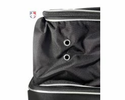 Diamond Umpire Gear Diamond Ultimate 33" Wheeled Umpire Equipment Bag With Telescopic Handle -UMPLIFE Shop WHLDLX UMP 33 Diamond Ultimate 33 Wheeled Umpire Equipment Bag with Telescopic Handle close up vents