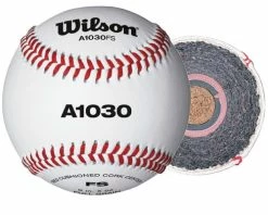 A1030 Wilson Flat Seam Baseballs (Dozen)
