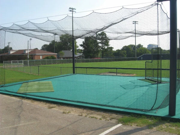 Square Batting Cage Net 12′ H X 55′ W X 55′ L (#36) 1 Square Batting Cage Net 12′ H X 55′ W X 55′ L (#36)