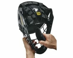 Wilson Umpire Gear Wilson MLB Pro Stock Steel Umpire Helmet 10 Wilson Umpire Gear Wilson MLB Pro Stock Steel Umpire Helmet -UMPLIFE Shop wta5801bl pro stock umpire helmet steel bl ye pads
